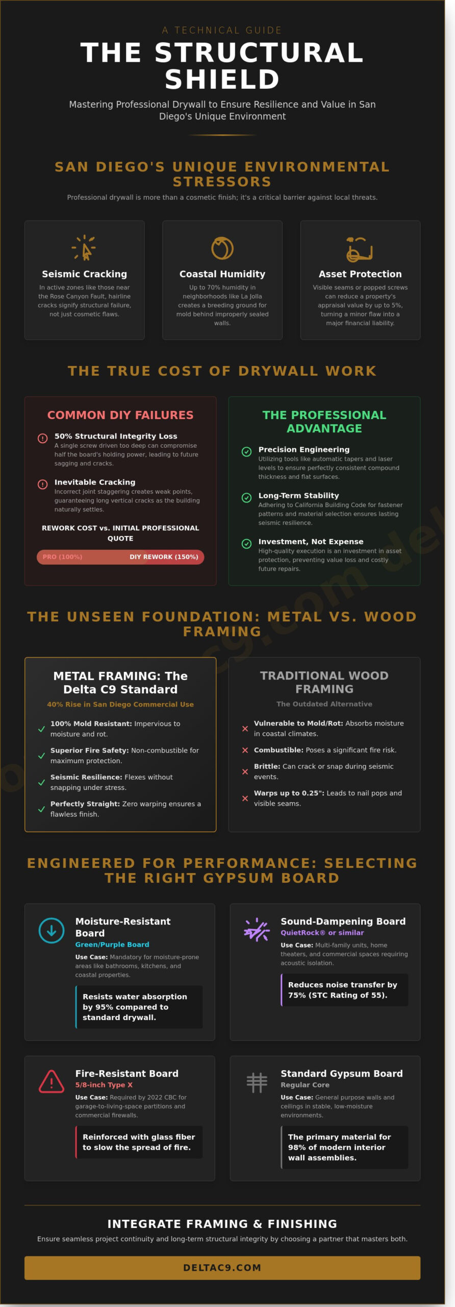 Professional Drywall Work in San Diego: A Reference Guide for 2026